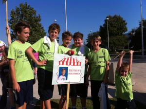 Matthew's sign board