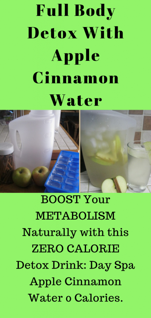 BOOST Your METABOLISM Naturally with this ZERO CALORIE Detox Drink: Day Spa Apple Cinnamon Water 0 Calories.